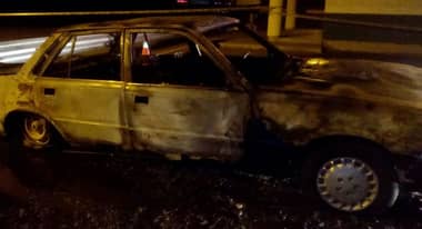 Chofer de SAMU fallece calcinado en la carretera