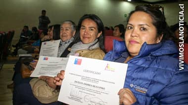 Certifican en Molina a más 200 mujeres en programa del Sernam