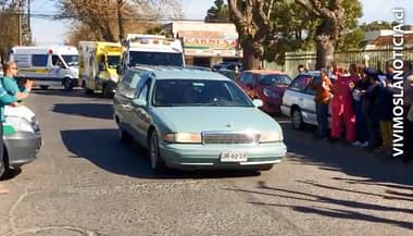 [VIDEO/FOTOS] Rinden homenaje a chofer del SAMU fallecido