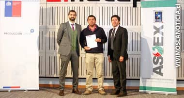 Empresas frutícolas reciben certificación en "producción limpia"