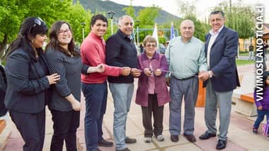 Inauguran mejoramiento de Plaza O’Higgins de Rauco