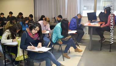 Concurrido ensayo de la prueba de selección universitaria