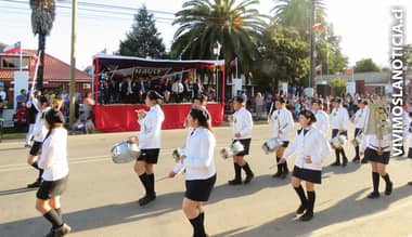 [FOTOS] Con desfile y fiesta popular Maule celebró su aniversario 89°