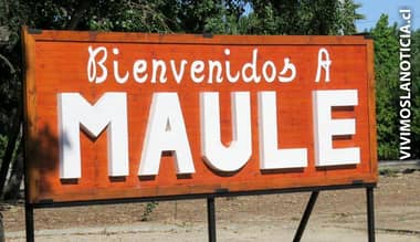 Descubren letrero gigante en ingreso a comuna de Maule