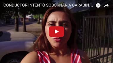 [VIDEO] Conductor ebrio intentó sobornar a Carabineros