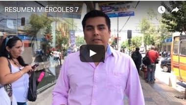 [VIDEO] Resumen informativo miércoles  7 de diciembre