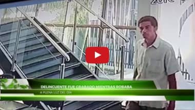 [VIDEO] Graban a descarado ladrón en clínica curicana