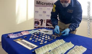PDI desbarató foco de microtráfico en San Javier