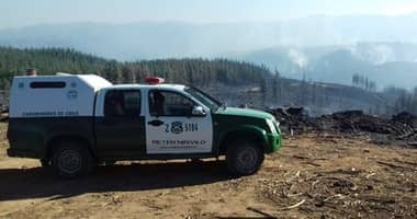 Carabineros detiene a hombre por provocar incendio forestal en San Javier