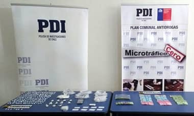 PDI efectúa gran decomiso de drogas en Rengo