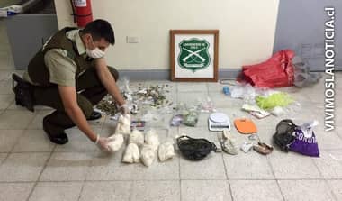 Descubren 2,5 kilos de pasta base en Santa fe