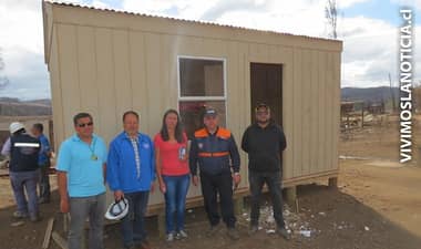 Comenzó instalación de viviendas de emergencia en comunas devastadas