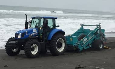 Costa de Licantén cuenta con moderna máquina limpiadora de playas