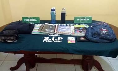 Carabineros detiene a dos sujetos por robo desde autos en Parral