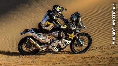 Chileno Pablo Quintanilla fue 2° en Rally de Emiratos