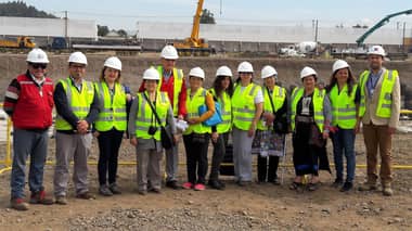 Comenzaron los tour guiados por las obras del nuevo hospital