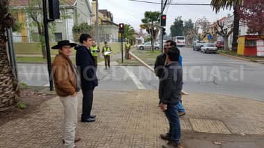 Reconstituyen violento choque que involucró a patrulla de Carabineros