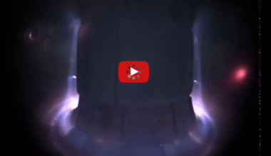 [VIDEO] Liberan increíbles imágenes del interior de un reactor de fusión