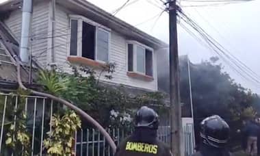 [VIDEO] Casa de Villa El Boldo resultó quemada por incendio