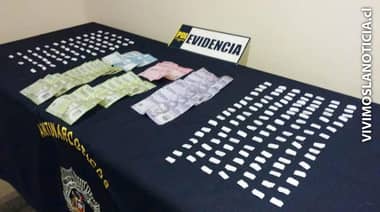 PDI saca de circulación 180 dosis de cocaína base