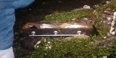[FOTOS] Indignación por aparición de ataúdes y lápidas de cementerio en ribera del río Lontué