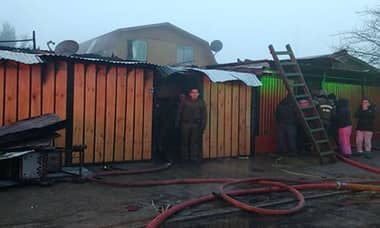 Tres adultos mueren en incendio de una vivienda en Renca