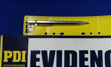 PDI detiene a sujetos con falso lápiz, usado para pinchar neumáticos y asaltar a conductores