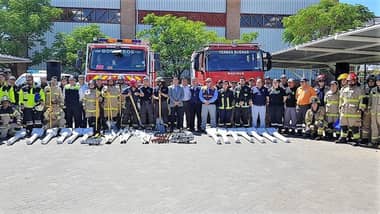 CGE entrega herramientas a Bomberos para combate de emergencias forestales