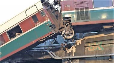 Tren de pasajeros se descarriló en Washington