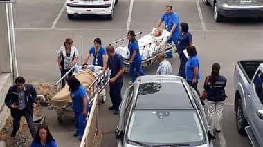 [VIDEO] Hospital de Curicó evacuó pacientes por simulacro de terremoto