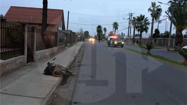 Falleció ciclista involucrada en violenta colisión frente al Estadio de Rauco