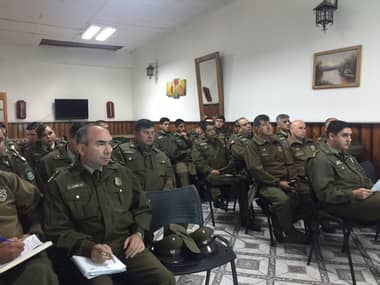 SAG de Linares realiza charlas informativas a Carabineros