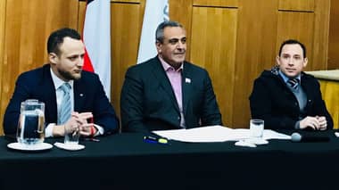 Intendente Milad presidió comité regional de seguridad Pública