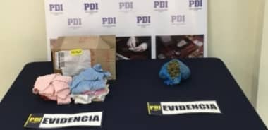 Pretendía enviar encomienda con cannabis escondida entre las ropas de bebé