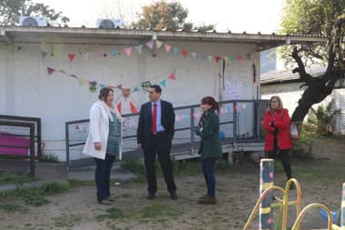 Alcalde Javier Muñoz presentó propuesta de seguridad para jardín infantil Globito