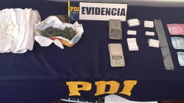 Detenidos primos que vendían droga en Pichilemu
