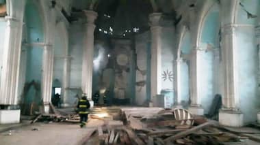 Gobernadora lamenta estado de abandono de Iglesia San Francisco