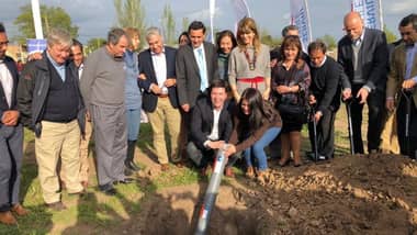 Instalan primera piedra del megaproyecto Torres del Vaticano