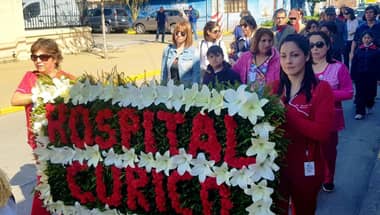 Hospital de Curicó realizó tradicional romería para recordar a quienes ya partieron