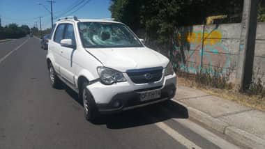 Accidente de tránsito en avenida Rauquén