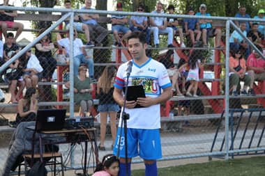 Cristián Álvarez realizó despedida del fútbol en Curicó