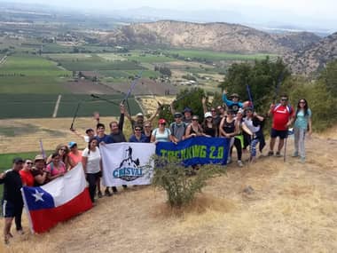 Trekking Ecológico 2.0 visitó el Tranque La Palmilla y recolectó basura en el sector