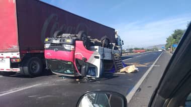 Nuevo accidente de tránsito en cercanía de cruce Lontué