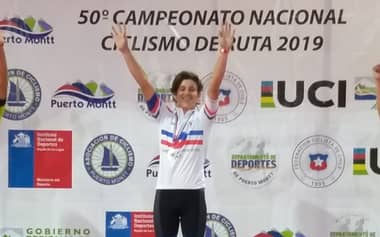 Felipe Pizarro se tituló campeón nacional en la prueba contrarreloj categoría Junior en Puerto  Montt