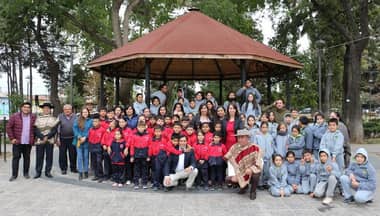 Niñas y niños de Romeral visitaron el Campeonato Nacional de Rodeo en Rancagua