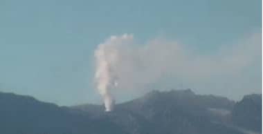 Volcán Planchón emitió columna de 750 metros de altura