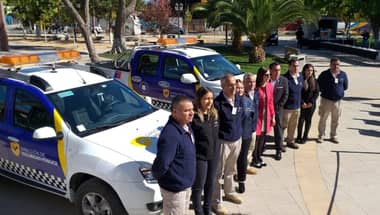 Municipalidad de Sagrada Familia adquirió dos nuevas camionetas para seguridad pública