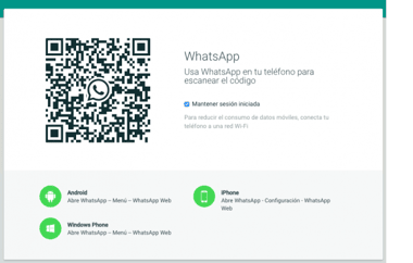 Expertos alertan de secuestro de cuentas de WhatsApp a través del código QR en su versión web