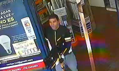 Hombre cometió tercer robo en local de artículos eléctricos en Curicó