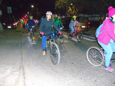 Buenas noticias marcaron la 40º cicletada del primer martes en Curicó